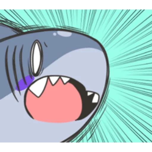 anime, squali furri, sharpi sharp, shark tururur, sono uno squalo da tourour