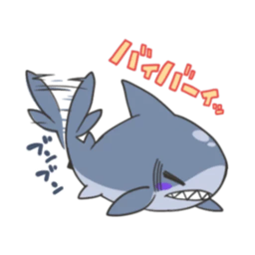 tiburón, tiburones lindos, tiburones nyshny, tiburones de dibujos animados, boceto de un lindo tiburón