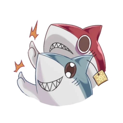 hiu, pokemon, shark chan, shark chan, hiu pokemon