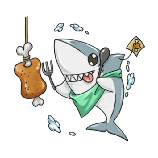 tiburón, dibujo de tiburones, tiburones de dibujos animados, tiburón de dibujos animados, tiburón de dibujos animados