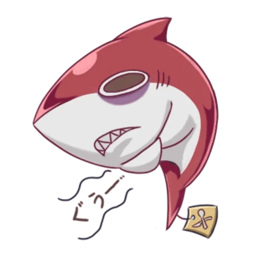 chan shaq, art du requin, requin, l'art du requin est mignon, cartoon shark