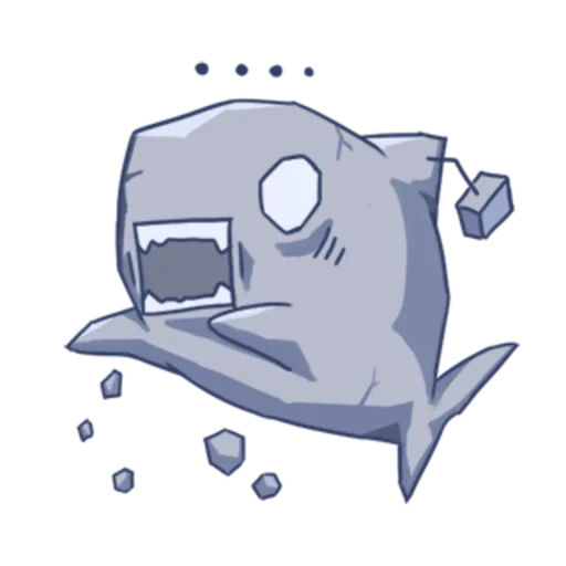 shark chan, angry shark, shark shark, shark pikcha, cartoon shark