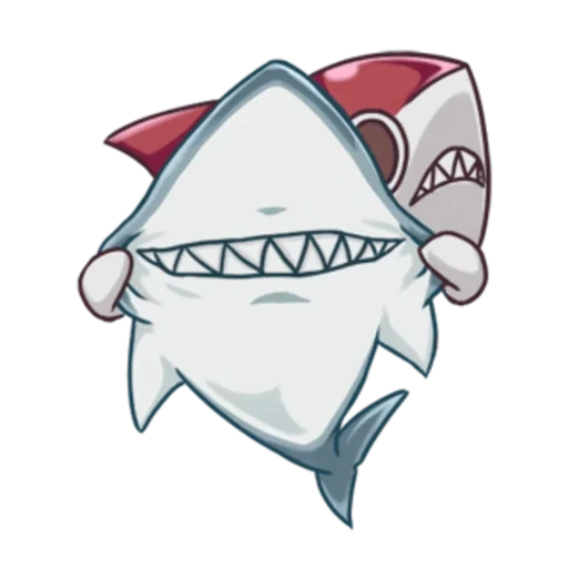 shark, shark chan, shark children, shark sticker, cartoon shark