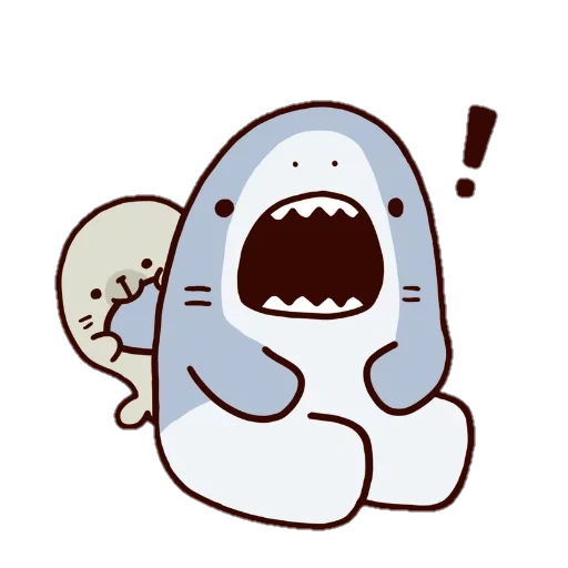 m shark, requin sross, sharks kawaii, le requin est un dessin doux, shark shark sryzovka