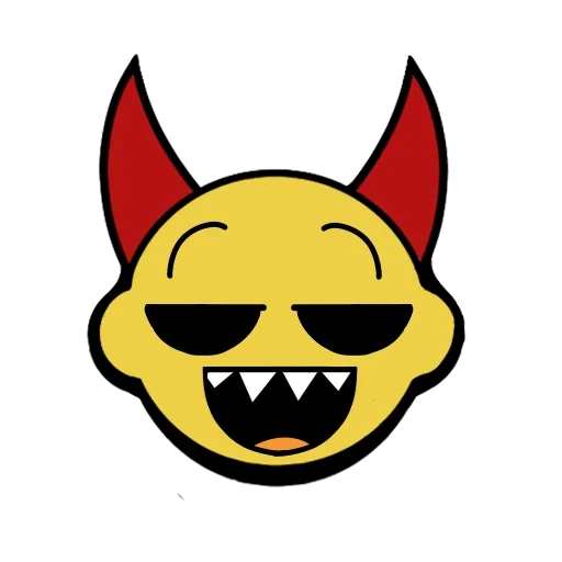 anime, demonio de limón, demonio de limón, emoji devil, monstruos geniales