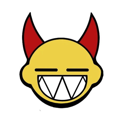 estos son emoticones, emoji devil, emoticones de anime, diablo smilikik, característica smiley 128*128
