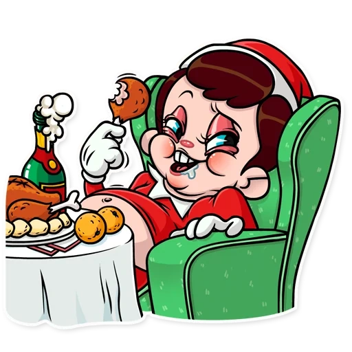 the sprite, penelope elf, die weihnachtlichen elfen, png sprite auf dem schild