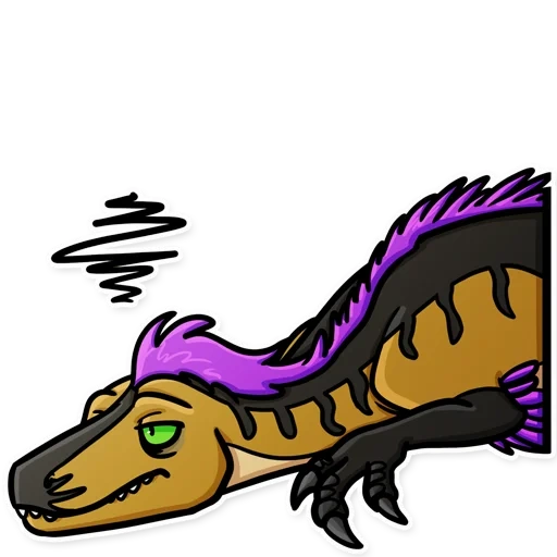arca de dino, raptor de dragão espinhoso, desenhe um crocodilo, crocodilo fulson, crocodilo animal