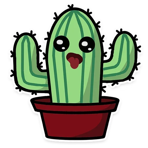 cacto, cacto fofo, cacto, cactus de kawai, cartoon cacto