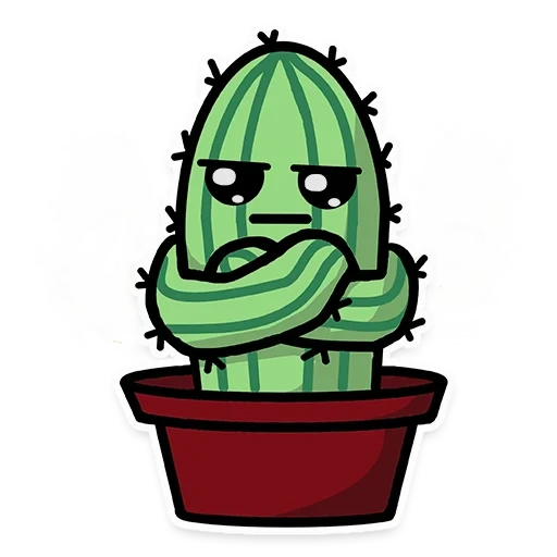 kaktus, kaktus, kaktus yang lucu