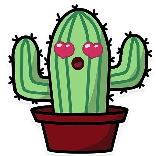 kaktus, kakteen, süßer kaktus, kaktus cartoon, kaktuszeichnung skizzieren