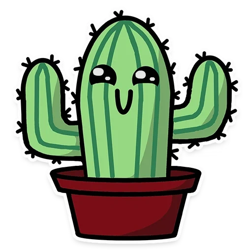 cactus, cactus, cactus mignon, cactus, croquis de motifs de cactus