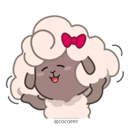 sheep, kawaii, pokemon sheep, cute animals