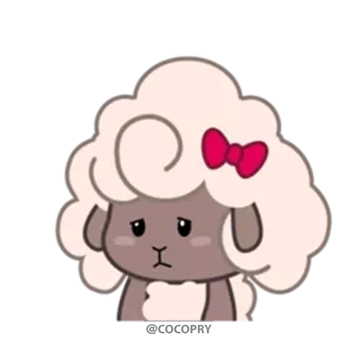 sheep, kawai, pokemon agnello