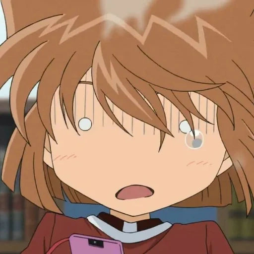 anime, conan, аниме, аниме лицо, haibara ai