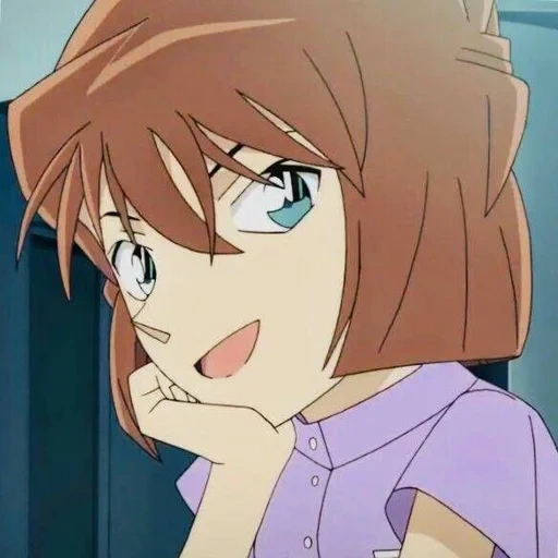 haibara ai, девушки аниме, аниме девушки, detective conan, персонажи аниме