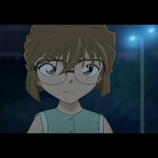 detective conan, detective conan hibar, haibara magic battle, ai haibara detective conan, detective conan 24 scarlet bullet