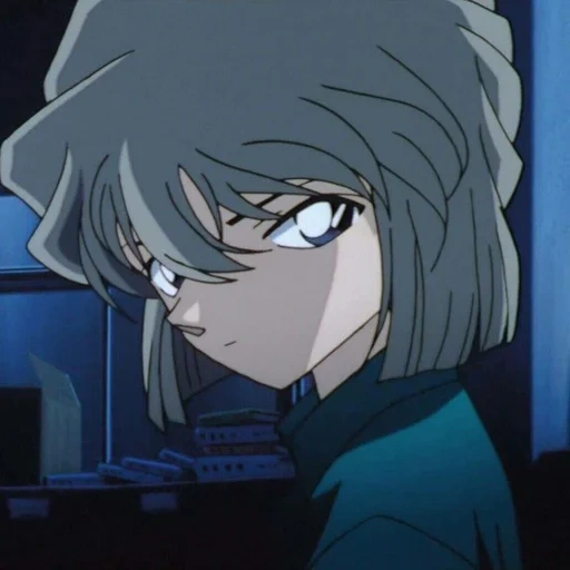 conan, detective conan, captura de tela de haibara, detetive de anime, miyano kemi detetive conan