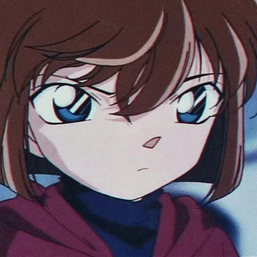 anime, haibara ai, kawai anime, detective conan, haibara is magical