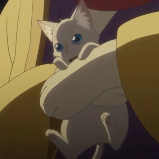 kucing, anime, best animation, karakter anime, a whisker away anime