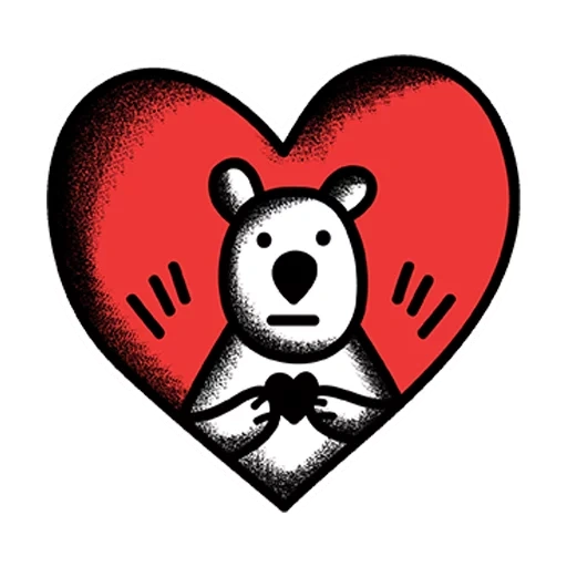 little bear, valentine's day