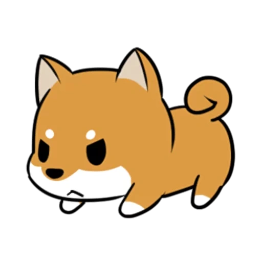 der hund, the chibi dog, corgi cartoon, lüg mich nicht an