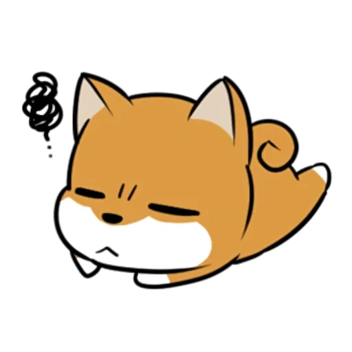 die katze, lazy corgi, corgis sind süß, siba chibi, tiere niedlich