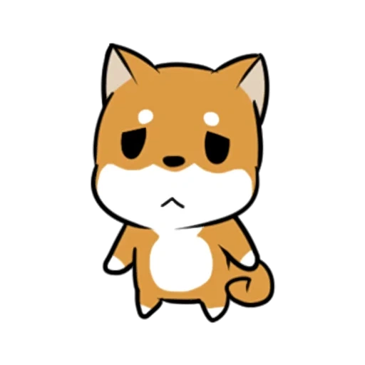 renard, plaisanter, shiba inu, les animaux sont mignons