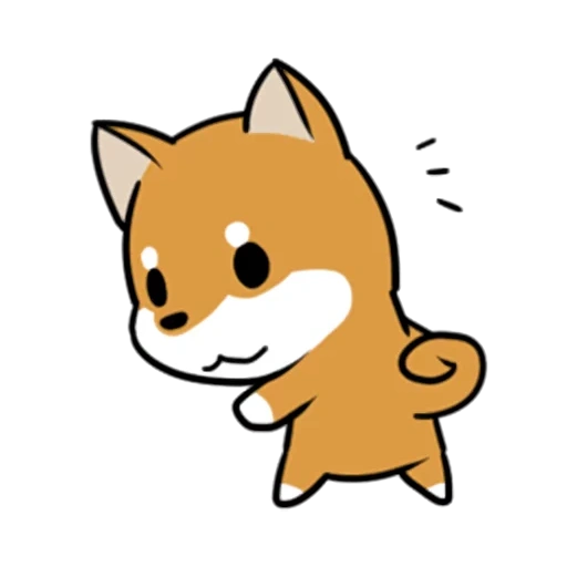 fox, cão, cão de madeira, shiba inu