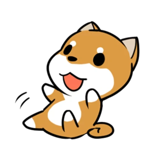 corgi, anjing, shiba inu, shiba inu, kartun corgi