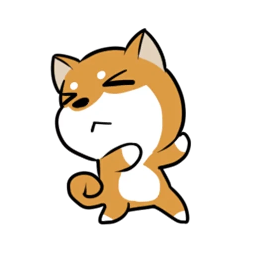 renard, siba inu, shiba inu, orange