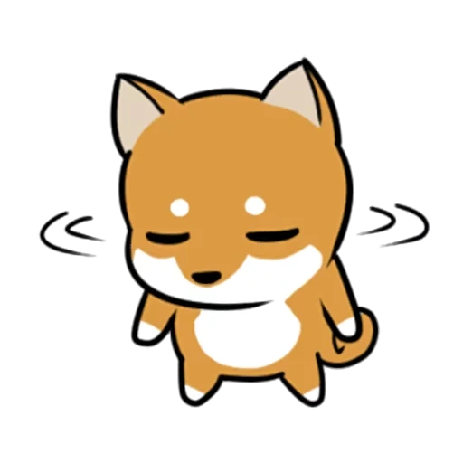 fox, animation, shiba dog, animals are cute
