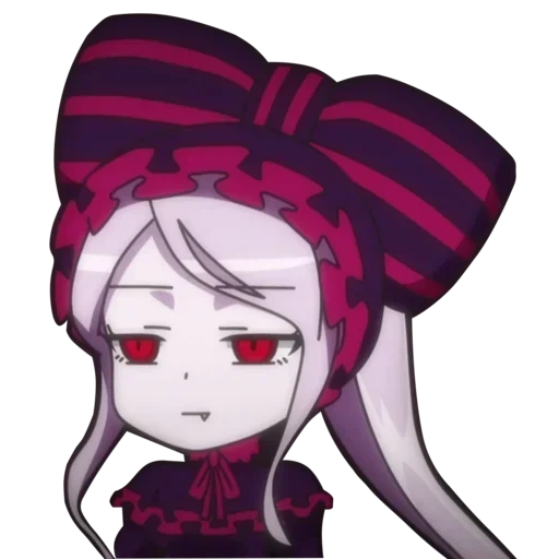 anime, anime suzerain chibi, shalltear bloodfoln chibi