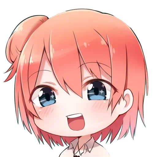 chibi, anime, personagens de anime, yui yuigahama chibi