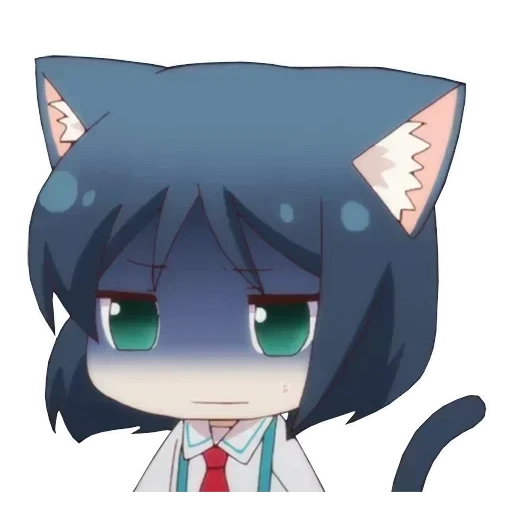 l'anime n'est pas comme, chats anime yuko, mousse d'anime