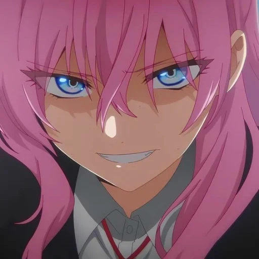 animation, anime girl, anime pink, shi sen animation, anime girl pink hair