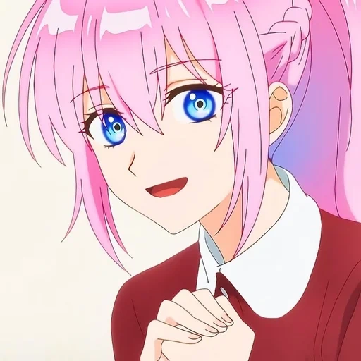 animação fofa, menina anime, animação rosa, menina anime, personagem de anime