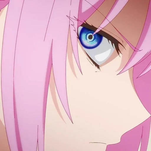 animación de animación, lindo anime, animación rosa, chica de animación, pelo rosa de animación