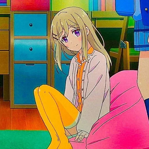 animación, anime, chica de animación, chica de animación, animación cítrica yuzu