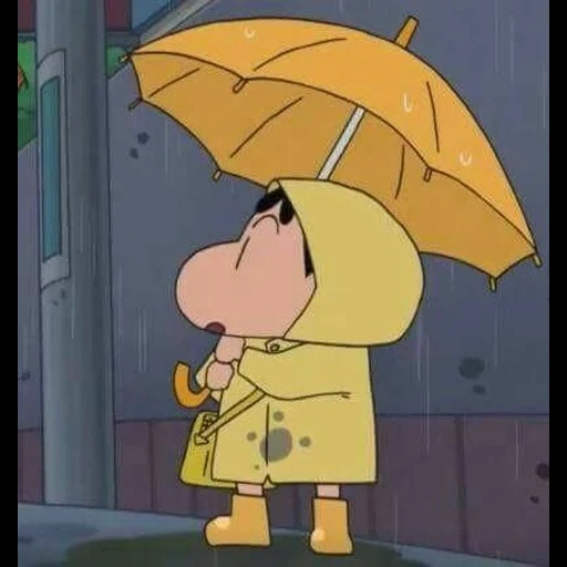 piovere, richiesta, sin-chan, cartoni animati, poca pioggia