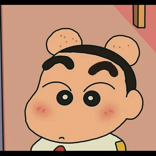 asiático, humano, shin chan, anime de desenho animado, cabeçalhos de gatos shin-chan