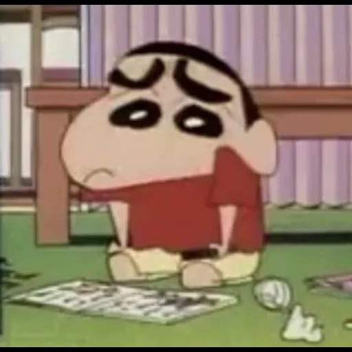 аниме, син-тян, человек, shin chan, boo suzuki crayon shin chan