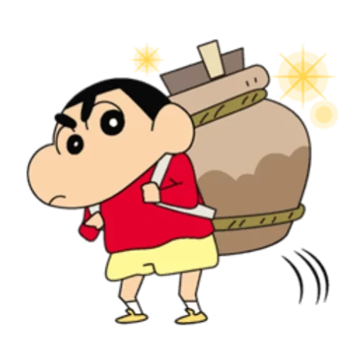 hombre, shinchan, shin chan, bolsa de miedo, camiseta don`t eat meat