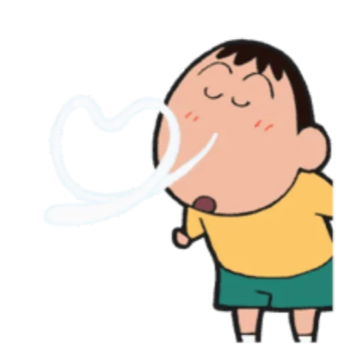 menino, pessoas, crianças com nariz escorrendo, padrão de bebê nariz, boo suzuki crayon shin chan