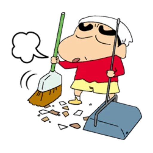 qui, interno, crayon shin-chan russo