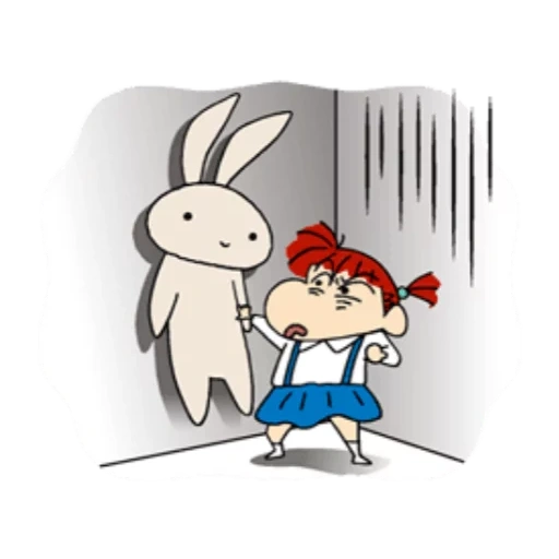 coniglietto, coniglio, carino fumetto, comics of rabbit, comics divertente