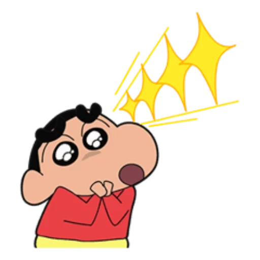 emoji, xingtian, pessoas, masculino, shin chan