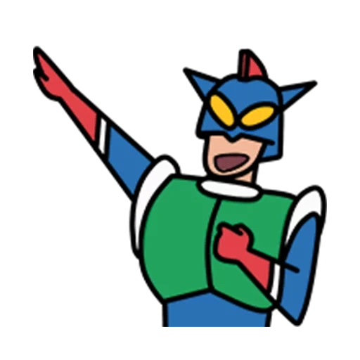 animação, herói, pessoas, personagem, crayon shin-chan action kamen