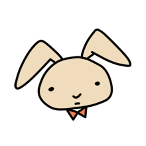 lapin du visage, beaux lapins, kawaii lapin, lapin kawaii, de jolis dessins nyastiques