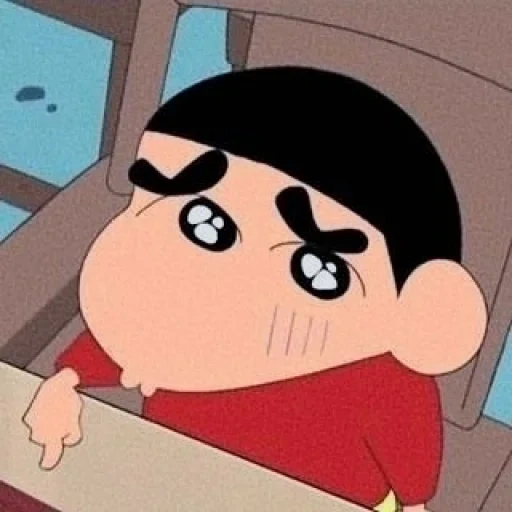 sin-chan, ragazzo, faccia di meme, shin chan, faccia di meme anime